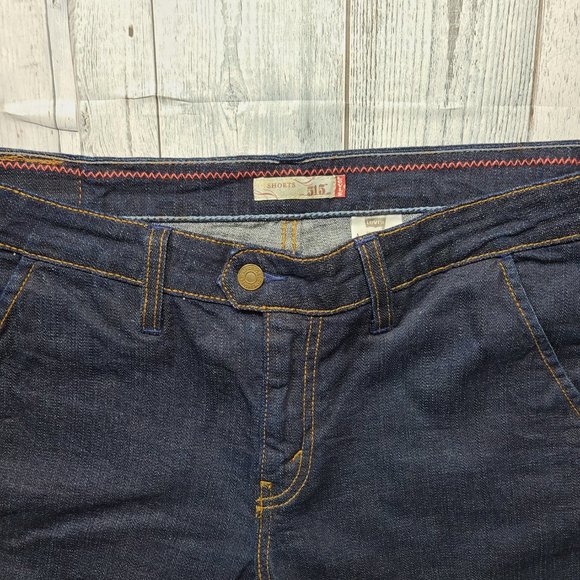 Levi's 515 Cuffed Shorts Button Back Pockets - Picture 6 of 7